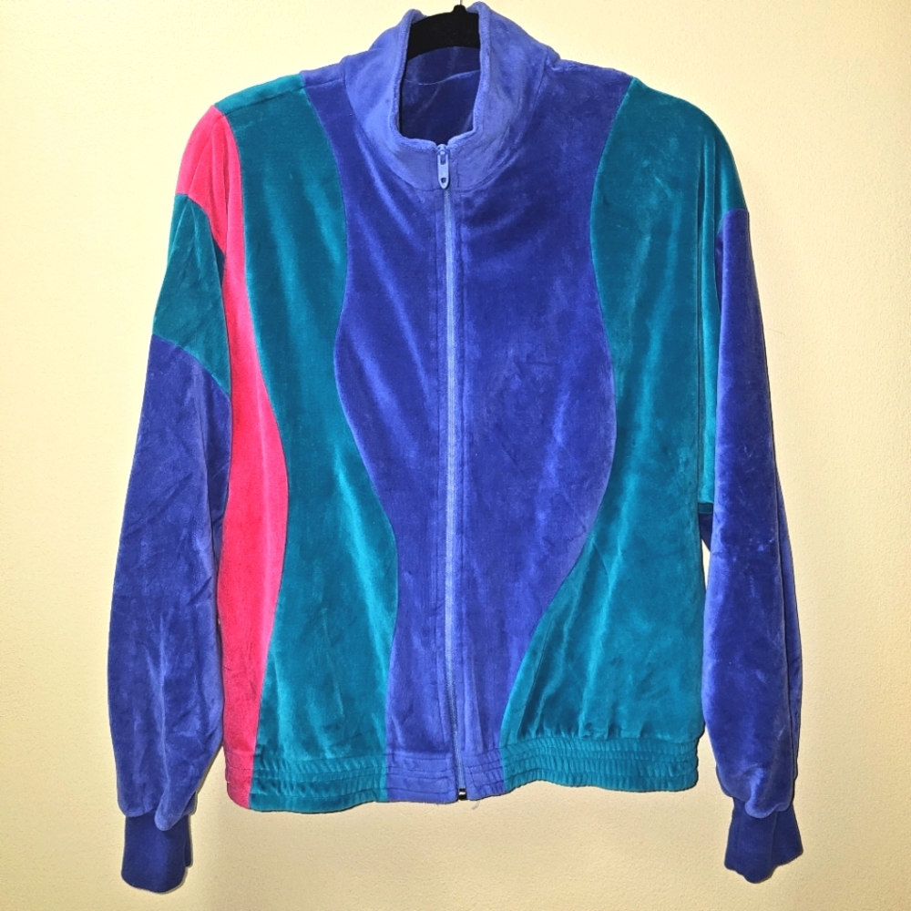 Michelle Palmer Vintage Bright colored tracksuit sweater